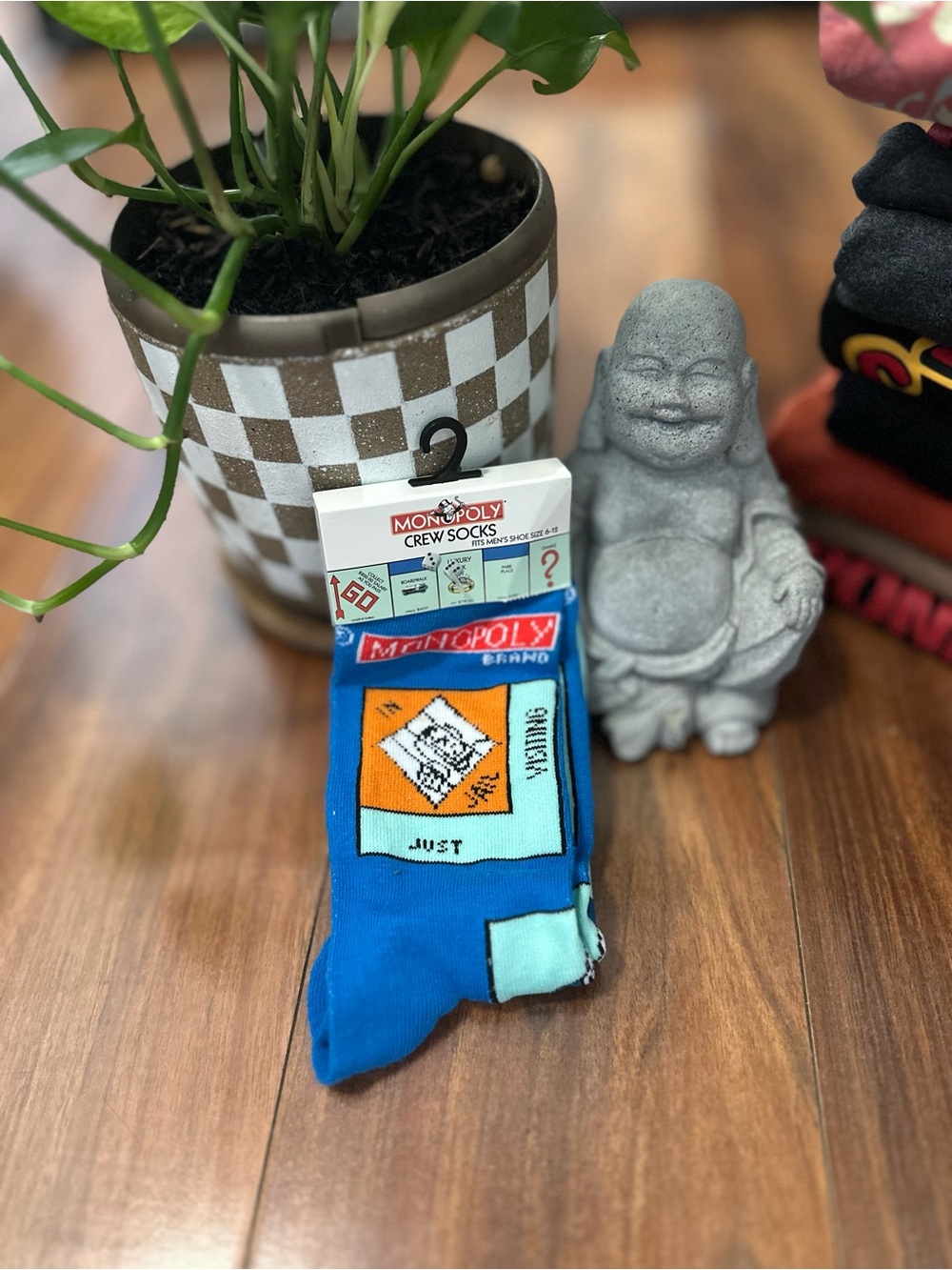 Men’s Bright Blue Crew Socks - Brand